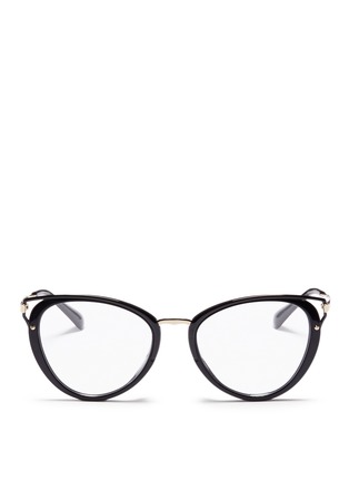 Main View - Click To Enlarge - PRADA - Acetate cat eye optical glasses