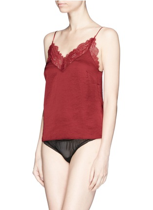 Figure View - Click To Enlarge - 72930 - 'Camelia' lace trim camisole