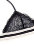 Detail View - Click To Enlarge - 72930 - 'Darling' sports band lace triangle bralette