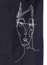Detail View - Click To Enlarge - SIKI IM / DEN IM - 'Ponyboy' face embroidered ripstop shirt jacket