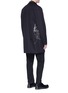 Figure View - Click To Enlarge - SIKI IM / DEN IM - 'Ponyboy' face embroidered ripstop shirt jacket