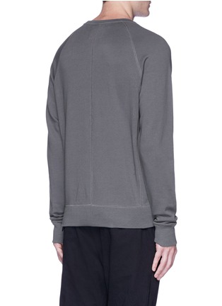 Back View - Click To Enlarge - SIKI IM / DEN IM - Asymmetric zip sweatshirt