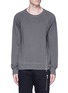 Main View - Click To Enlarge - SIKI IM / DEN IM - Asymmetric zip sweatshirt