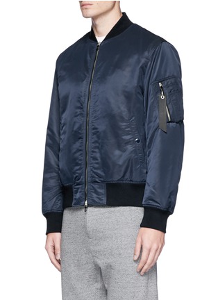 Front View - Click To Enlarge - RAG & BONE - 'Manston' military bomber jacket