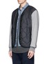 Front View - Click To Enlarge - RAG & BONE - Contrast sleeve quilted bomber jacket