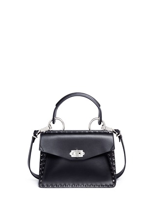 Main View - Click To Enlarge - PROENZA SCHOULER - 'Hava' small press stud top handle leather bag