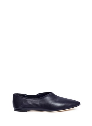 Main View - Click To Enlarge - THE ROW - 'Cara' nappa leather flats