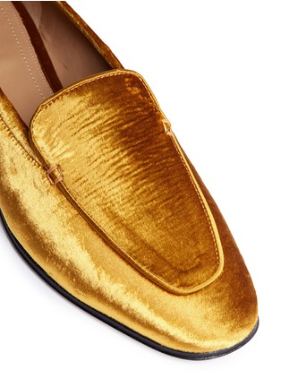 Detail View - Click To Enlarge - THE ROW - 'Adam' velvet loafers