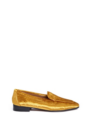 Main View - Click To Enlarge - THE ROW - 'Adam' velvet loafers