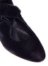 Detail View - Click To Enlarge - THE ROW - 'Elodie' ankle tie velvet ballet flats