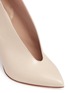 Detail View - Click To Enlarge - FRANCESCO RUSSO - Choked-up leather pumps