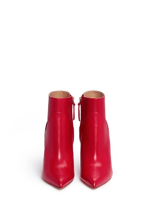 Front View - Click To Enlarge - FRANCESCO RUSSO - Leather ankle boots