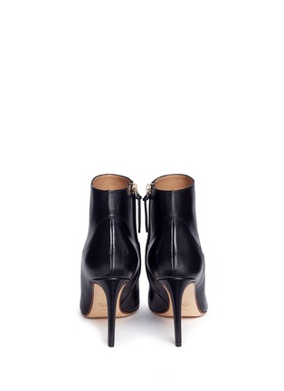 Back View - Click To Enlarge - FRANCESCO RUSSO - Leather ankle boots