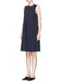 Front View - Click To Enlarge - THE ROW - 'Anji' scuba jersey dress