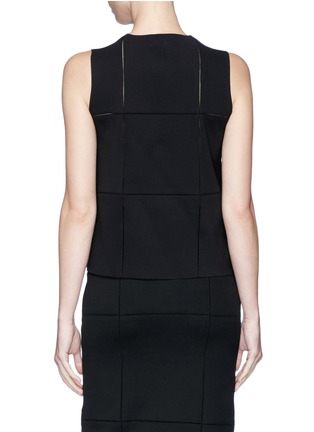 Back View - Click To Enlarge - THE ROW - 'Grida' sleeveless scuba jersey cropped top