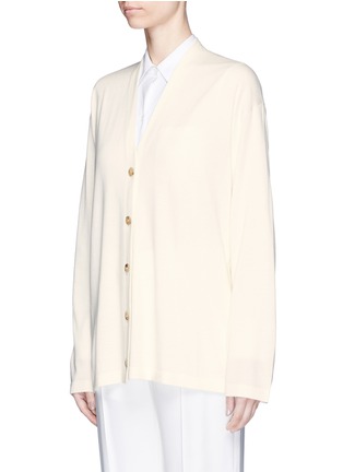 Front View - Click To Enlarge - THE ROW - 'Nedeli' wool-cashmere cardigan