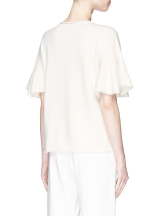 Back View - Click To Enlarge - THE ROW - 'Marley' butterfly sleeve cashmere top