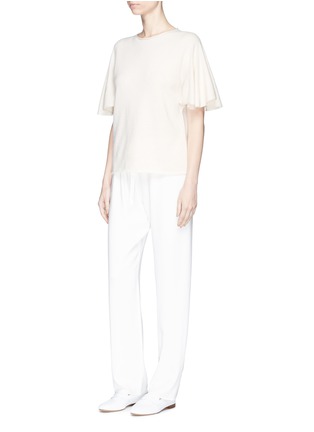 Figure View - Click To Enlarge - THE ROW - 'Marley' butterfly sleeve cashmere top