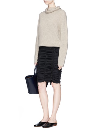 Figure View - Click To Enlarge - THE ROW - 'Aldona' ruched pencil skirt