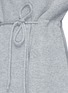 Detail View - Click To Enlarge - THE ROW - 'Mani' drawstring waist Merino wool blend long coat