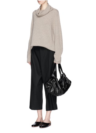 Figure View - Click To Enlarge - THE ROW - 'Lexer' cowl neck cashmere sweater