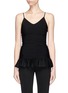 Main View - Click To Enlarge - THE ROW - 'Livia' ruched stretch peplum top
