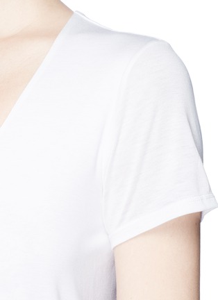 Detail View - Click To Enlarge - THE ROW - 'Melen' layered T-shirt maxi dress