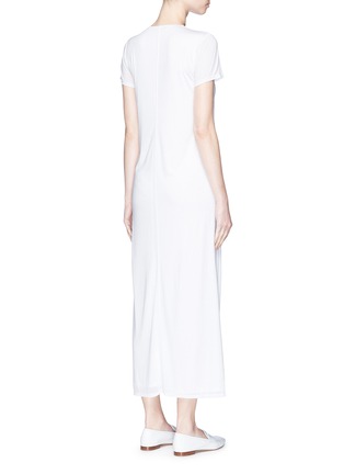 Back View - Click To Enlarge - THE ROW - 'Melen' layered T-shirt maxi dress