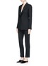 Figure View - Click To Enlarge - THE ROW - 'Blaire' button cuff virgin wool-blend pants