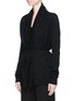 Front View - Click To Enlarge - THE ROW - 'Sarene' drawstring waist cashmere cardigan