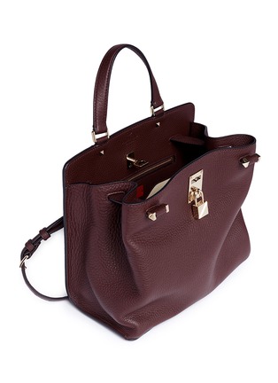 Detail View - Click To Enlarge - VALENTINO GARAVANI - 'Joylock' medium leather shoulder bag