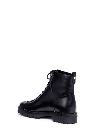 Detail View - Click To Enlarge - VALENTINO GARAVANI - 'Soul Rockstud' leather ankle boots
