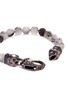 Detail View - Click To Enlarge - STEPHEN WEBSTER - 'Beasts of London Raven Head' sapphire quartz bead bracelet