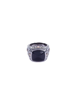 Main View - Click To Enlarge - STEPHEN WEBSTER - 'London Calling' onyx signet ring