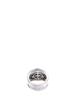 Figure View - Click To Enlarge - STEPHEN WEBSTER - 'Highwayman' sapphire silver ring