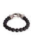 Figure View - Click To Enlarge - STEPHEN WEBSTER - 'Beasts of London Raven Head' onyx bead bracelet