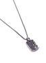 Figure View - Click To Enlarge - STEPHEN WEBSTER - 'Thorn' sapphire rhodium silver pendant necklace