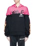 Main View - Click To Enlarge - PALM ANGELS - Graphic print colourblock hoodie