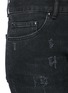 Detail View - Click To Enlarge - PALM ANGELS - 'Track Skinny' zip cuff distressed jeans