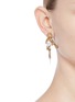 Figure View - Click To Enlarge - VALENTINO GARAVANI - Glass pearl fringe drop earrings