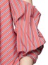Detail View - Click To Enlarge - CAROLINE CONSTAS - 'Gabriella' stripe poplin off-shoulder bustier top