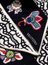 Detail View - Click To Enlarge - VALENTINO GARAVANI - Pop flower and geometric print silk skinny scarf