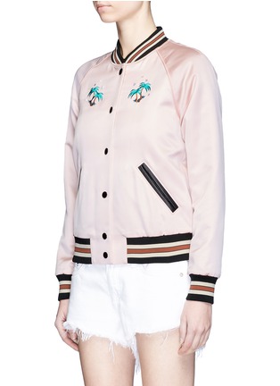 Front View - Click To Enlarge - COACH - x The Webster Miami embroidered silk souvenir jacket