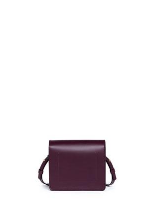 Detail View - Click To Enlarge - SOPHIE HULME - 'Cocktail Stirrer' small saddle leather bag