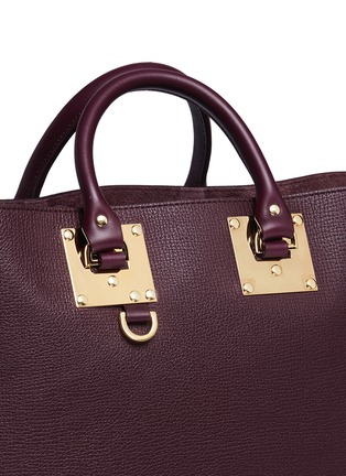  - SOPHIE HULME - 'Cromwell East West' calfskin leather tote bag
