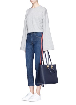 Figure View - Click To Enlarge - SOPHIE HULME - 'Cromwell East West' calfskin leather tote bag