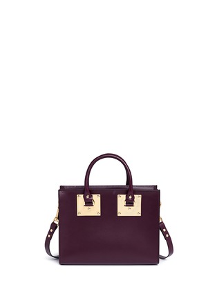Detail View - Click To Enlarge - SOPHIE HULME - 'Albion' Medium saddle leather bag