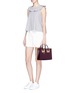 Figure View - Click To Enlarge - SOPHIE HULME - 'Albion' Medium saddle leather bag