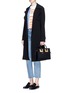 Front View - Click To Enlarge - SOPHIE HULME - 'Albion' medium saddle leather bag