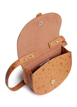 Detail View - Click To Enlarge - SEED HERITAGE  - x The Webster star print kids saddle crossbody bag